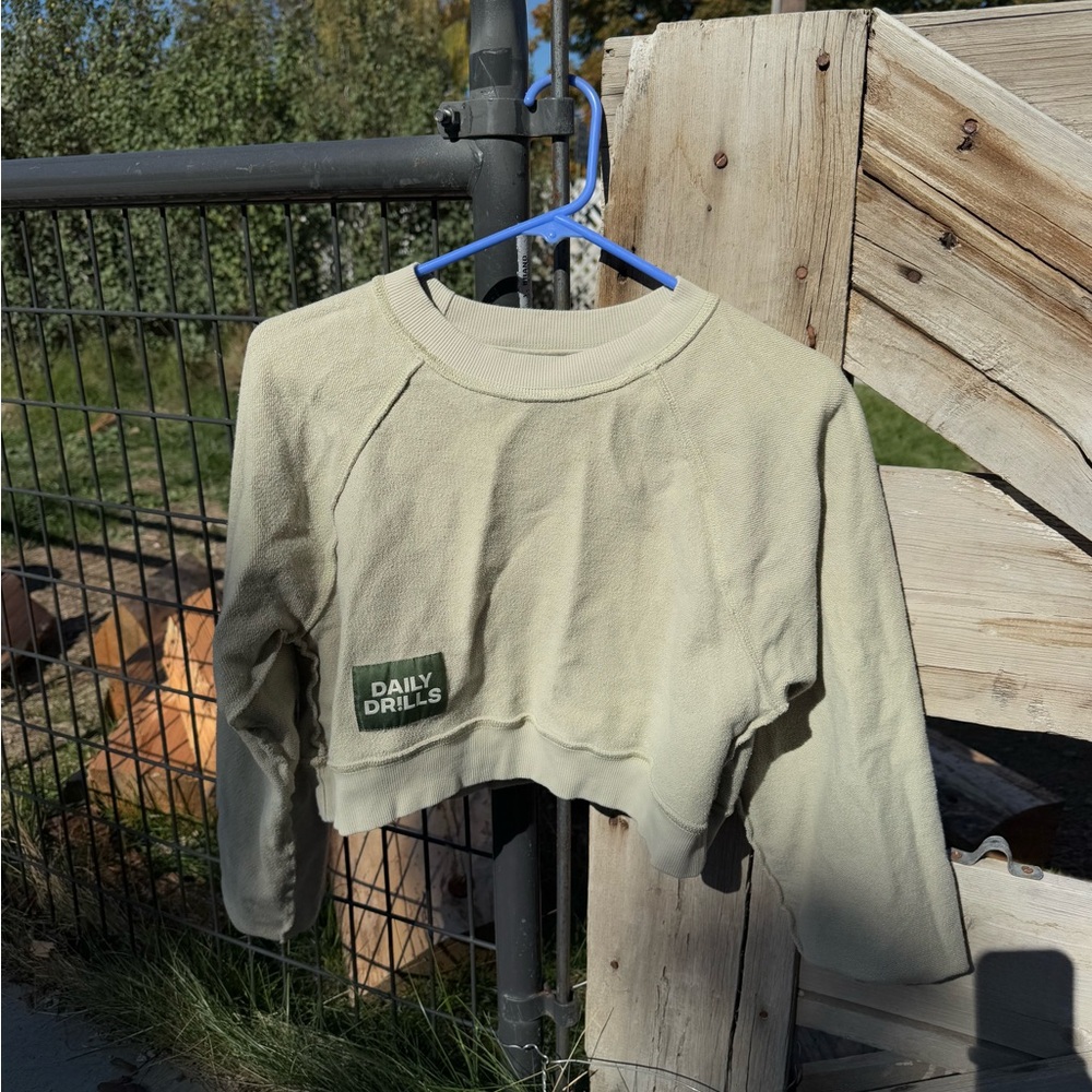 Daily Drills Light Sage Green Sweat Set